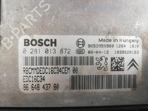 Motorstyringsenhed CITROËN C5 III (RD_) 1.6 HDi 110 (RD9HZC) (109 hp) 25662484