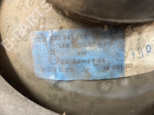 Used Left headlight Left headlight VW TRANSPORTER T3 Platform/Chassis (24_) 1.6 D (50 hp) 25664395 25664395