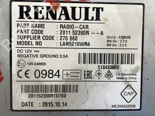 Sistema audio RENAULT CLIO IV (BH_) 1.5 dCi 75 | BP25664697E6