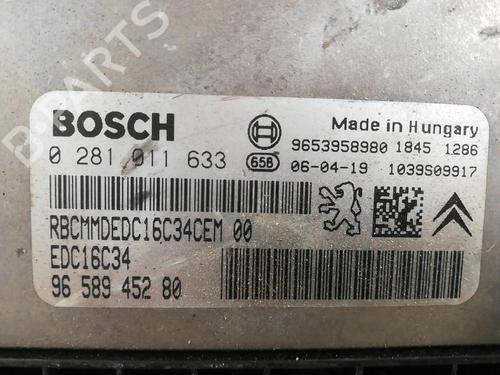 Engine control unit (ECU) PEUGEOT 407 (6D_) 1.6 HDi 110 (6D9HZC, 6D9HYC) | BP25664923M57 