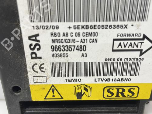 Kollisjonspute styreenhet CITROËN C3 I (FC_, FN_) 1.4 HDi | BP29213975M53 