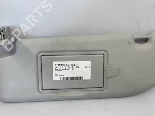 Used Left sun visor Left sun visor CITROËN C4 III (BA_, BB_, BC_) 1.5 BlueHDi 130 (BBYHZB) (131 hp) 25666797 25666797