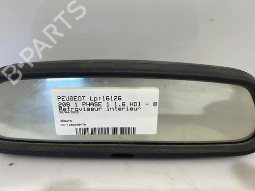 Used Rear mirror PEUGEOT 208 I (CA_, CC_) 1.6 HDi (92 hp) 25666593