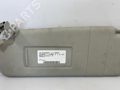 Venstre solskærm VW TOURAN (1T1, 1T2) 1.9 TDI (105 hp) 25666728