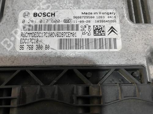 Engine control unit (ECU) CITROËN C3 II (SC_) 1.6 HDi | BP25662846M57 