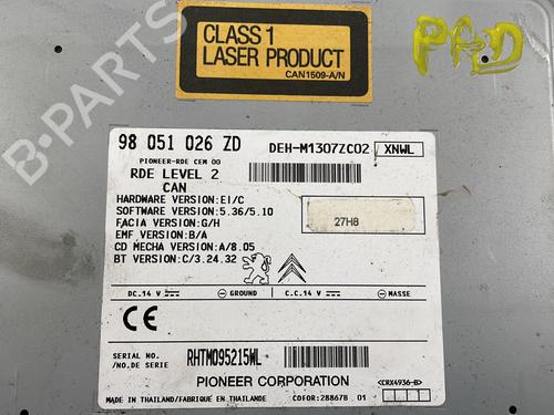 Used Radio Radio PEUGEOT 208 I (CA_, CC_) 1.5 BlueHDI 100 (102 hp) 25661879 25661879