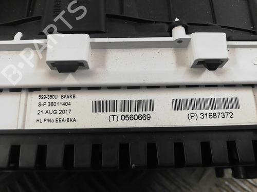 Instrument cluster VOLVO V40 Hatchback (525) T3 | BP25669858C47 - Image 2