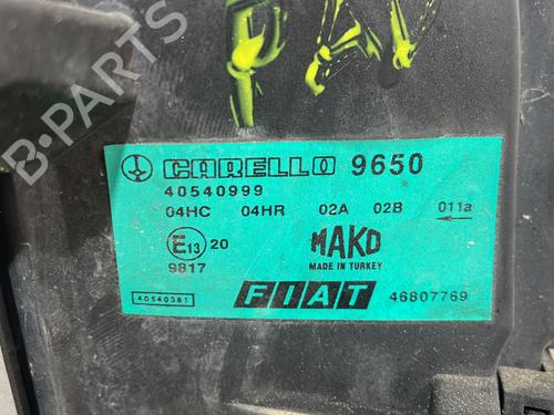 Højre forlygte FIAT DOBLO Box Body/MPV (223_) 1.9 D (223ZXB1A) | BP25664423C29 