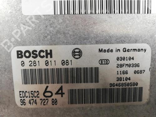 Engine control unit (ECU) PEUGEOT 307 (3A/C) 2.0 HDi 110 | BP25662373M57 