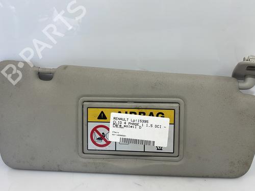 Used Right sun visor RENAULT CLIO IV (BH_) 1.5 dCi 75 (75 hp) 25716747