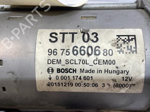 Startmotor PEUGEOT 3008 I MPV (0U_) 1.6 HDi | BP25666502M8 