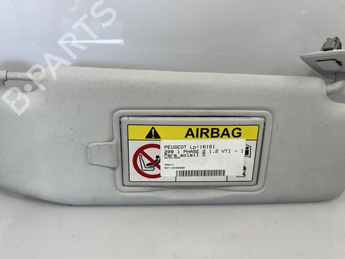 Used Right sun visor PEUGEOT 208 I (CA_, CC_) 1.2 VTI 82 (82 hp) 25666603