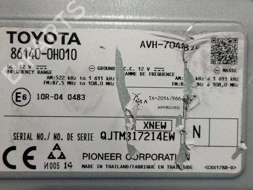 Used Radio Radio PEUGEOT 108 1.2 (82 hp) 39759457 39759457