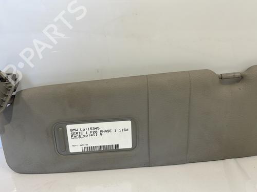 Used Left sun visor BMW 1 (F20) 116 d (116 hp) 29484985