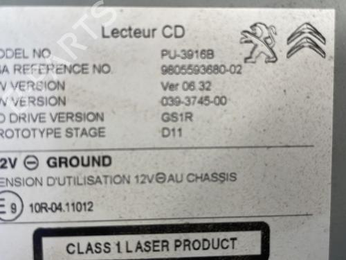 Radio CITROËN C4 II (NC_) 1.2 THP 130 (NCHNYM, NCHNYT) | BP25664626E6 - Image 4