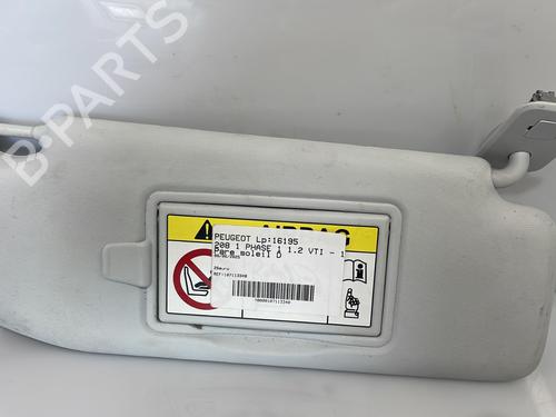 Used Right sun visor PEUGEOT 208 I (CA_, CC_) 1.2 VTI 82 (82 hp) 26557399