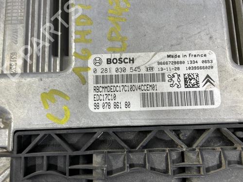 Engine control unit (ECU) CITROËN C3 II (SC_) 1.4 HDi 70 (SC8HZC, SC8HR0, SC8HP4) | BP25670610M57