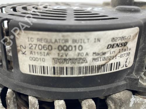 Alternator TOYOTA AYGO (_B1_) 1.0 (KGB10_, KGB10R) | BP25666822M7 