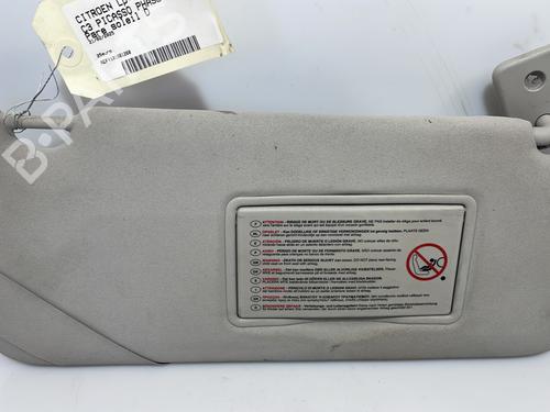 Used Right sun visor CITROËN C3 Picasso (SH_) 1.4 VTi 95 (SH8FSC, SH8FP0, SH8FP6) (95 hp) 25664150