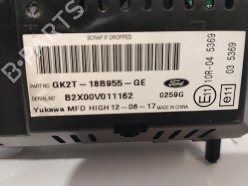 Used Display monitor Display monitor FORD TRANSIT CUSTOM V362 Van (FY, FZ) 2.0 EcoBlue (130 hp) 35796195 35796195