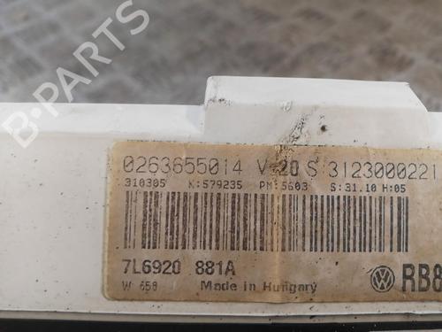 Quadrante VW TOUAREG (7LA, 7L6, 7L7) 2.5 R5 TDI | BP25669783C47 