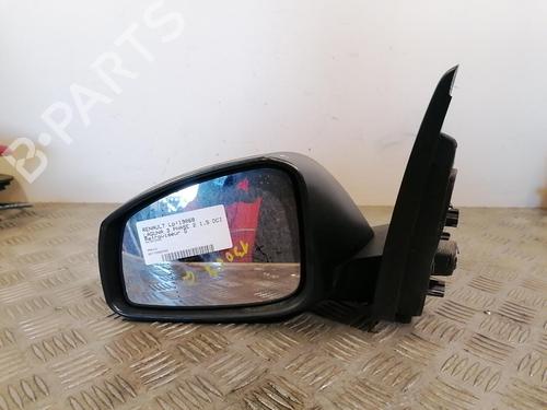 Used Left mirror RENAULT LAGUNA III (BT0/1) 1.5 dCi (BT00, BT0A, BT0T, BT1J) (110 hp) 25670862