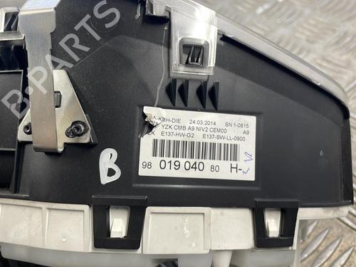 Instrument cluster PEUGEOT 208 I (CA_, CC_) 1.6 HDi | BP25668101C47