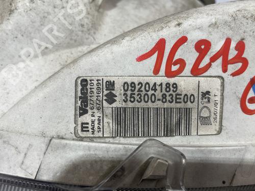 Used Left headlight Left headlight OPEL AGILA A (H00) 1.2 16V (F68) (75 hp) 28194115 28194115