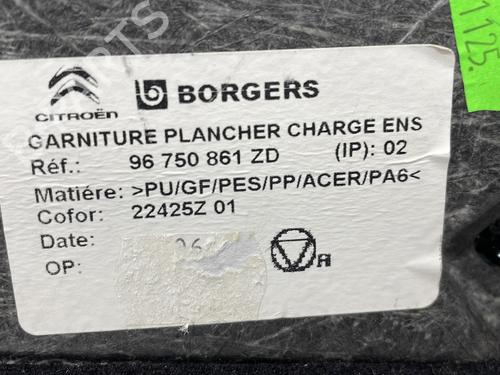 Used Luggage compartment floor Luggage compartment floor CITROËN C3 Picasso (SH_) 1.4 VTi 95 (SH8FSC, SH8FP0, SH8FP6) (95 hp) 25661680 25661680