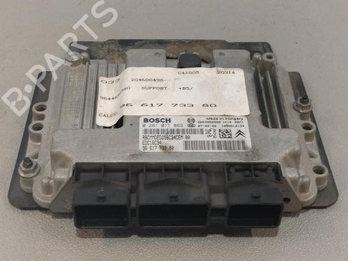 Engine control unit (ECU) CITROËN C4 I (LC_) 1.6 HDi | BP39018148M57 - Image 4