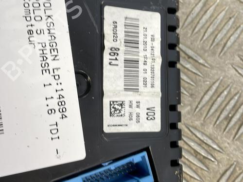 Instrument cluster VW POLO V (6R1, 6C1) 1.6 TDI | BP25667935C47 