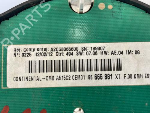 Used Instrument cluster Instrument cluster CITROËN C3 II (SC_) 1.1 i (60 hp) 27928237 27928237