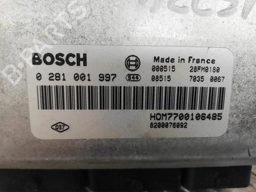 Engine control unit (ECU) RENAULT LAGUNA I (B56_, 556_) 1.9 dCi (B56W) | BP25664820M57 