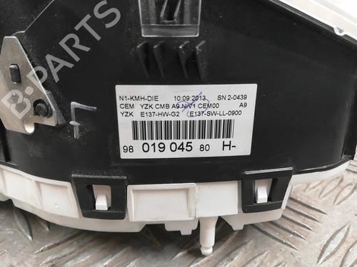 Instrument cluster PEUGEOT 208 I (CA_, CC_) 1.4 HDi | BP25663175C47