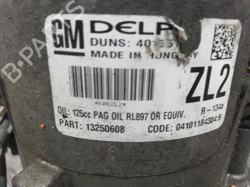 AC compressor OPEL ASTRA J (P10) 1.4 Turbo (68) 13395695