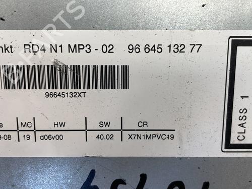 Bilradio CITROËN BERLINGO MULTISPACE (B9) 1.6 HDi 110 | BP25866736E6 