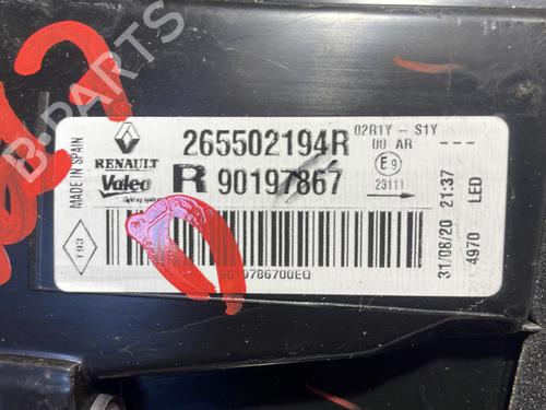 Right tailgate light RENAULT MEGANE IV Hatchback (B9A/M/N_) 1.5 dCi 110 (B9A3) | BP30045477C80