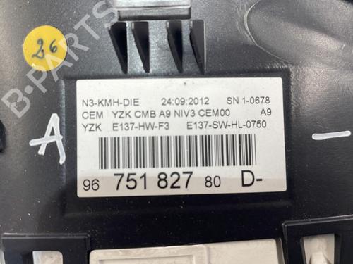 Instrument cluster PEUGEOT 208 I (CA_, CC_) 1.6 HDi | BP25661563C47 