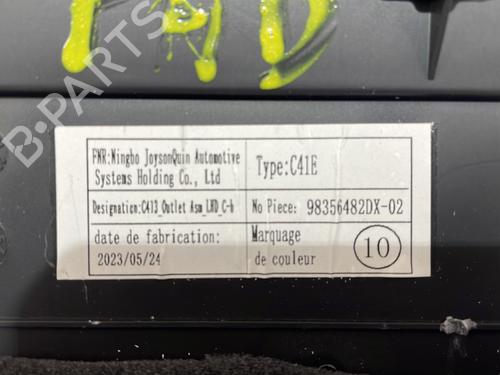 Used Air vent Air vent CITROËN C4 III (BA_, BB_, BC_) 1.2 PureTech 130 (BAHNSA, BAHNSB) (130 hp) 25669135 25669135