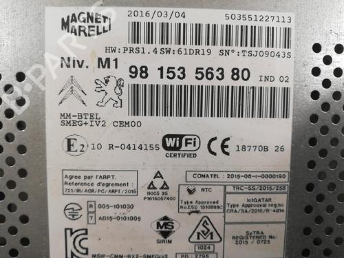 Used Radio DS DS 4 / DS 4 CROSSBACK (NX_) 1.2 THP 130 (NXHNYM) (130 hp) 25662461