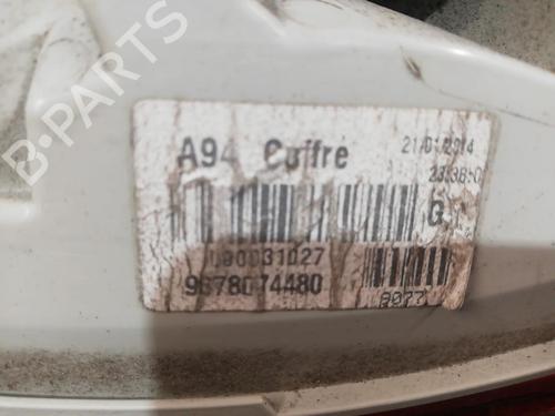 Used Left tailgate light PEUGEOT 2008 I (CU_) 1.6 HDi (92 hp) 25670087