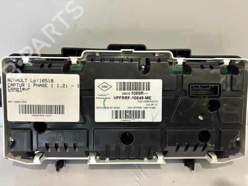 Instrument cluster RENAULT CAPTUR I (J5_, H5_) 1.2 TCe 120 | BP27688631C47 