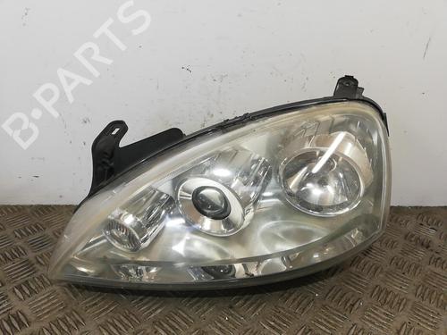 Used Left headlight OPEL CORSA C (X01) 1.3 CDTI (F08, F68) (70 hp) 25670069