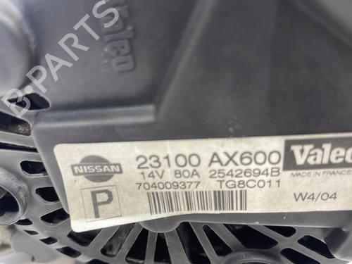 Alternator NISSAN MICRA III (K12) 1.5 dCi | BP27380248M7