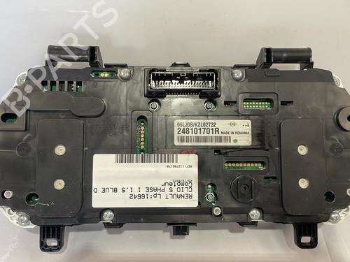 Instrument cluster RENAULT CLIO V (B7_) 1.5 Blue dCi 85 (B7AG) | BP29301213C47 