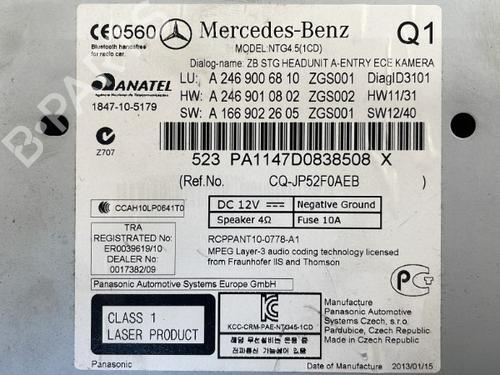 Radio MERCEDES-BENZ A-CLASS (W176) A 180 CDI (176.000) | BP25664634E6 - Image 3