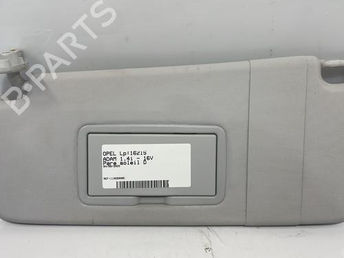 Used Right sun visor OPEL ADAM (M13) 1.4 (87 hp) 27884318