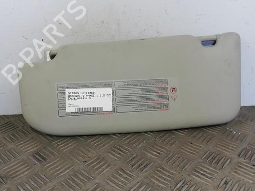 Right sun visor NISSAN QASHQAI I (J10, NJ10) 1.5 dCi | BP25670257I2