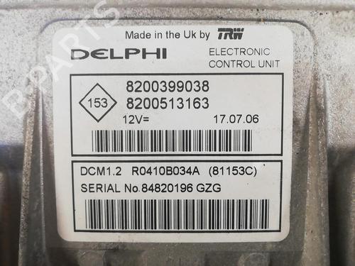 Engine control unit (ECU) RENAULT CLIO III (BR0/1, CR0/1) 1.5 dCi (BR17, CR17) | BP25667376M57 