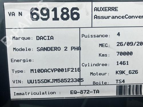 Engine control unit (ECU) DACIA SANDERO II 1.5 Blue dCi 95 (B8JL) | BP25664888M57 - Image 12